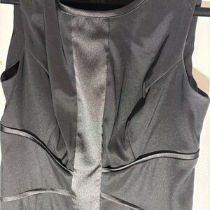 Signature by Sangria Black Sleeveless Sheath Dress